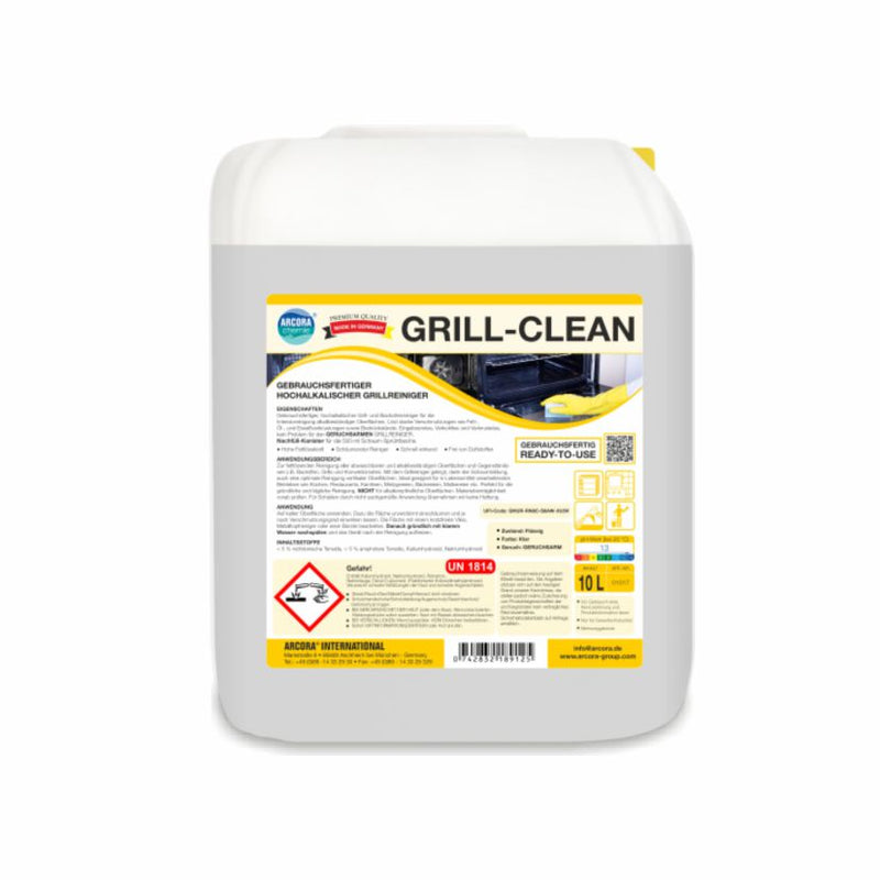 Arcora Grill-Clean Gebrauchsfertiger Hochalkalischer Grillreiniger | Kanister (10 l)-zoom-
