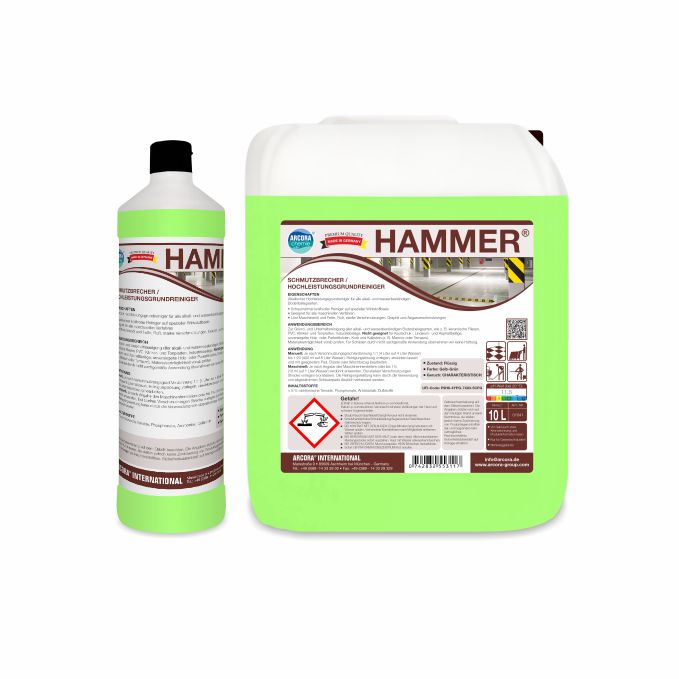 Arcora Hammer Schmutzbrecher / Hochleistungsgrundreiniger | Kanister (10 l)
