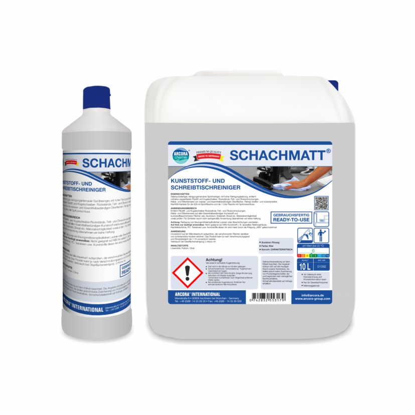 Arcora Schachmatt Kunststoff- Und Schreibtischreiniger | Kanister (10 l)-zoom-1