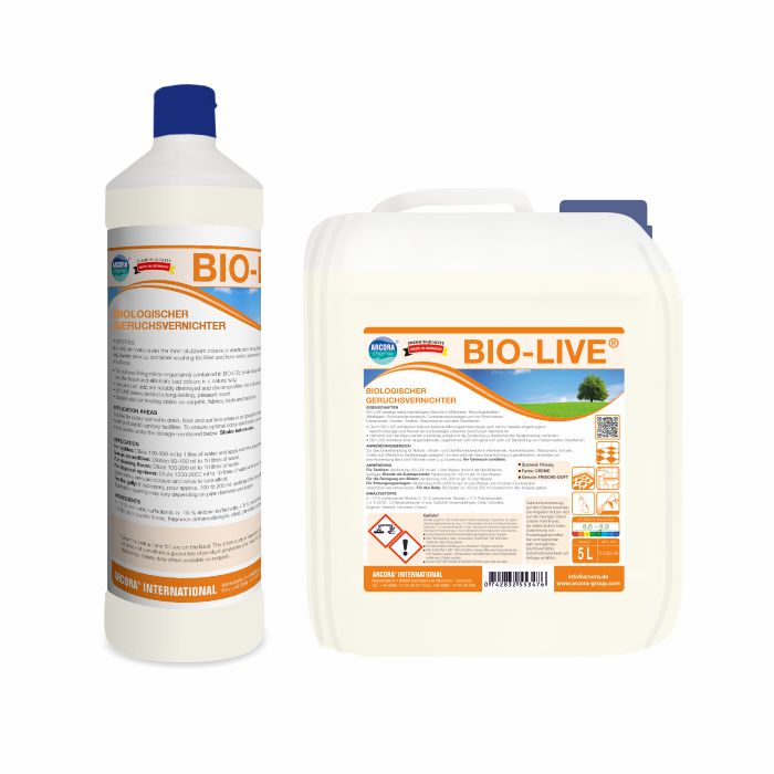 Arcora BIO-LIVE BIOLOGISCHER REINIGER UND GERUCHSTILGER