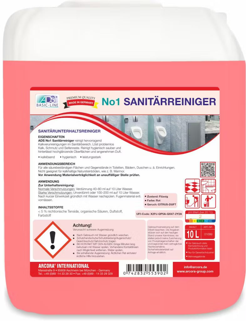 Arcora No1 Sanitärreiniger Sanitärunterhaltsreiniger-zoom-