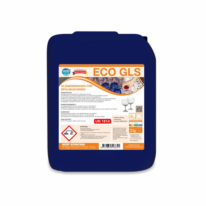Arcora Eco-Gls Gläserreiniger Für Spülmaschinen | Packung (12 kg)-zoom-