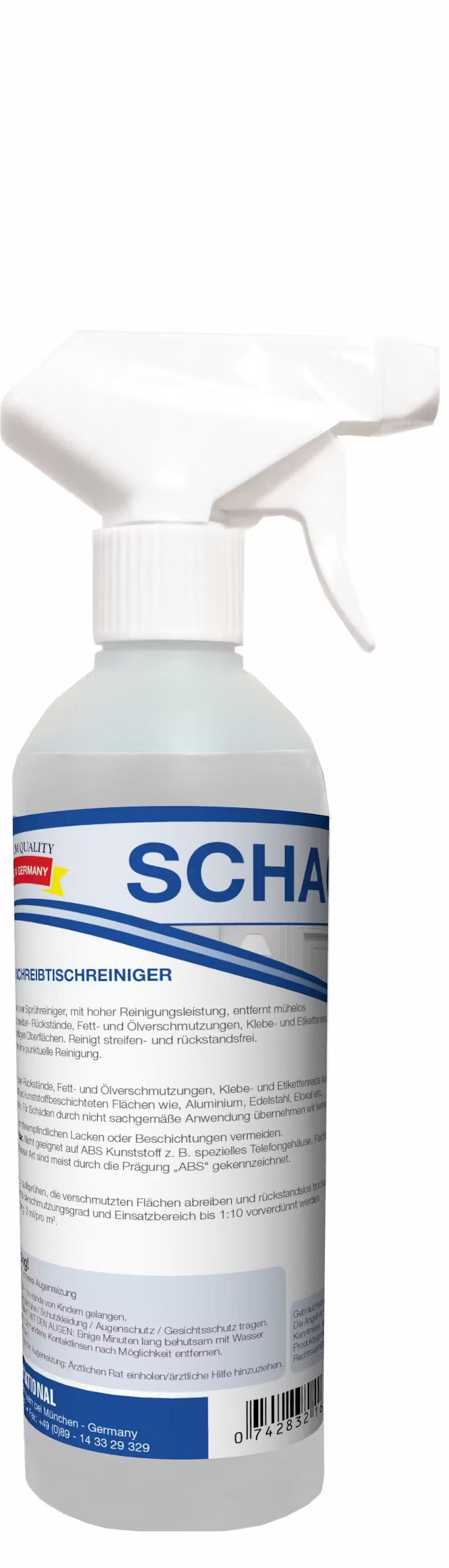 Auslaufartikel: Arcora schachmatt 500ml kunststoff- und schreibtischreiniger | Karton (20 Packungen)-1