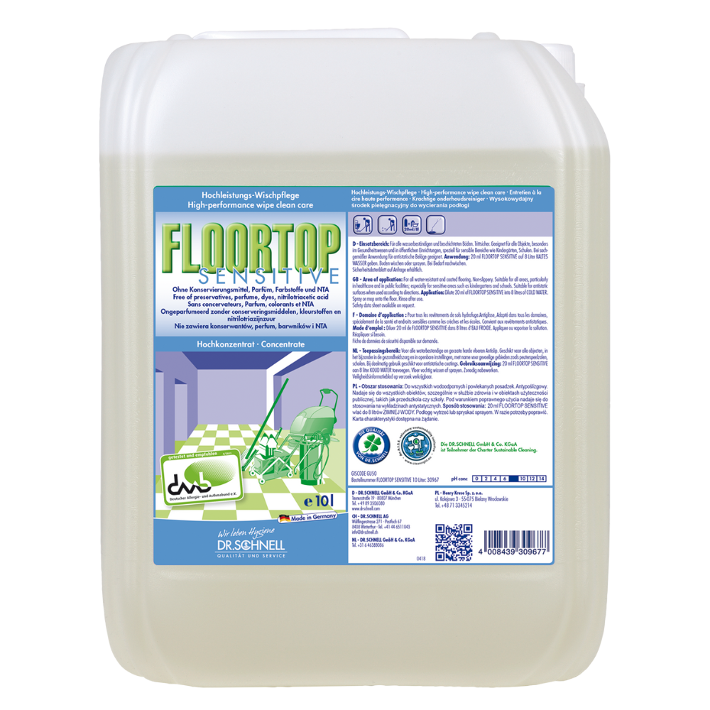 Dr. Schnell Floortop Sensitive, Hochleistungs-Bodenreiniger, duftfrei-zoom-2