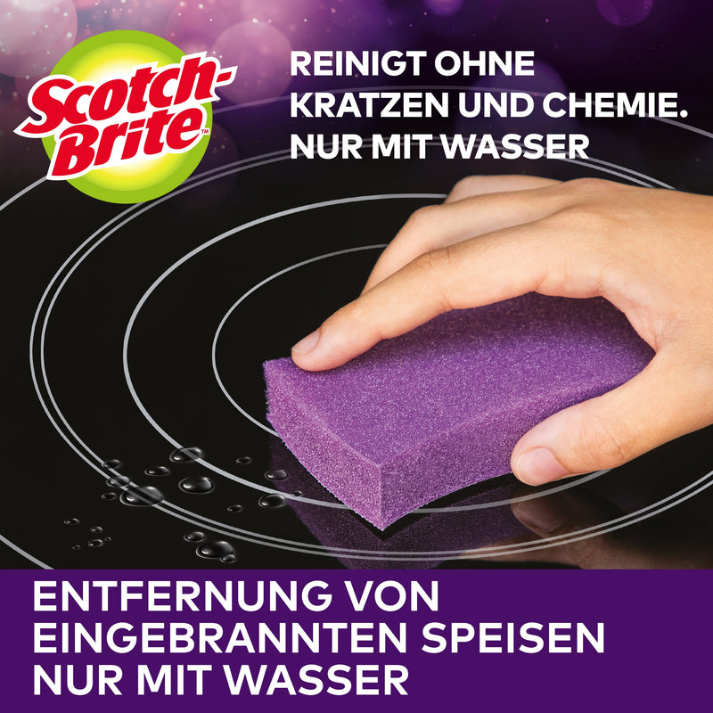Scotch-Brite™ Glaskeramik-Reinigungsschwamm | Packung (1 Stück)-zoom-