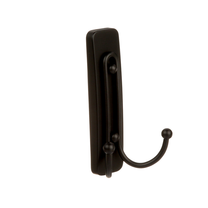 Großer Command™ Doppelhaken in gebürstetem Nickel, 17036, 1 Haken, 1 Strip | Packung (1 Stück)-zoom-