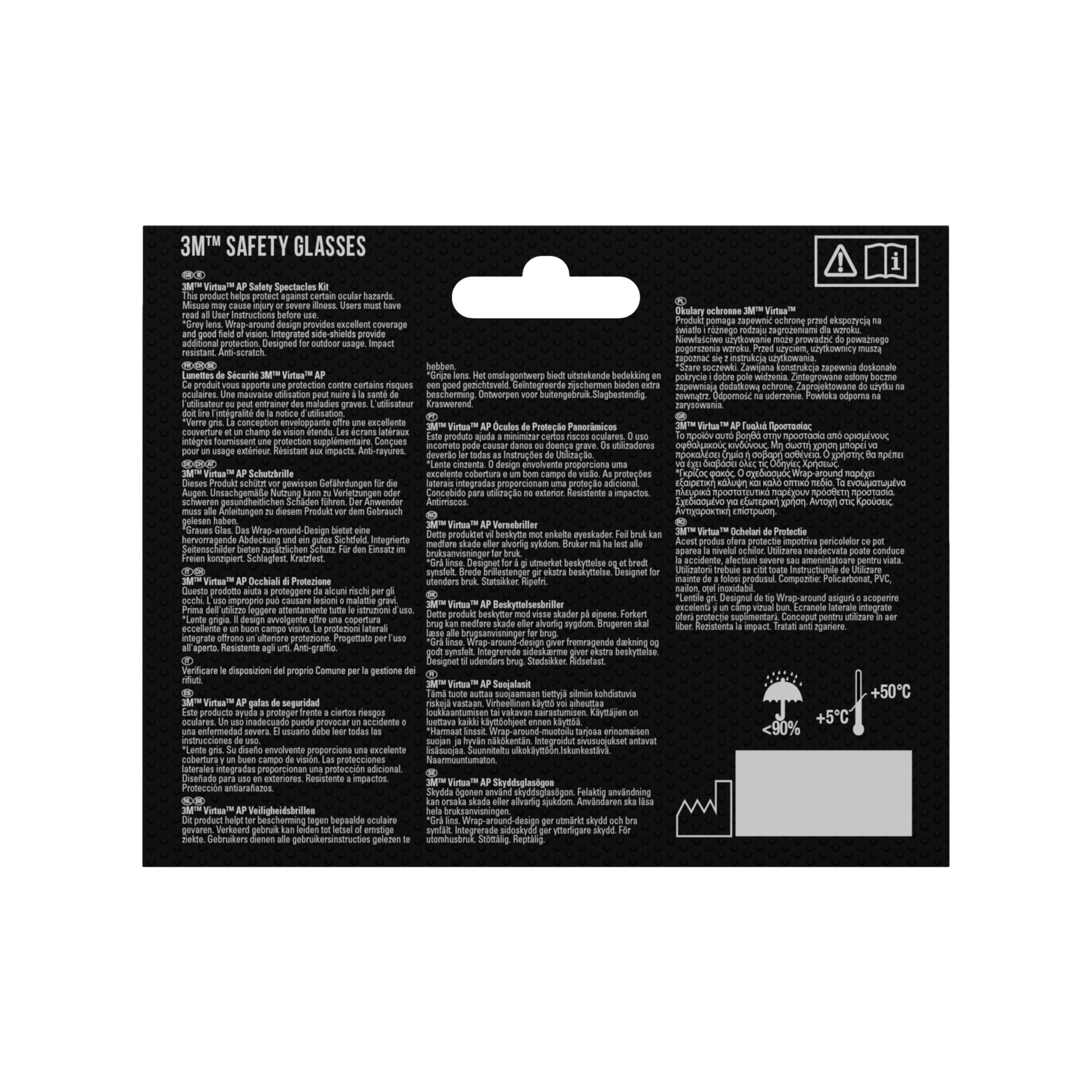 3M™ Virtua™ AP Schutzbrille, graues Glas | Packung (1 Stück)-4