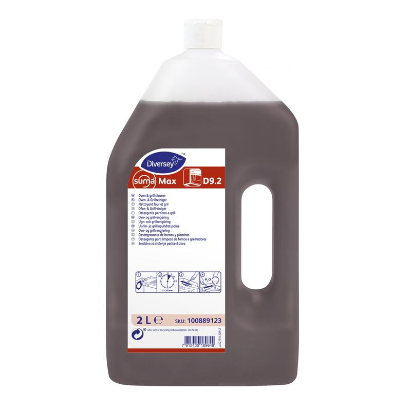 Suma Max D9.2, Ofen- und Grillreiniger, kennzeichnungsfrei | Flasche (2 l)-1