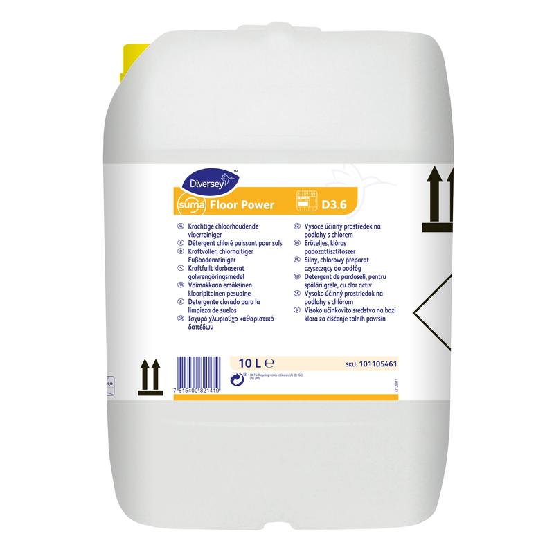 Suma Floor Power D3.6, chloralkalischer Fussbodenreiniger | Kanister (10 l)-zoom-1