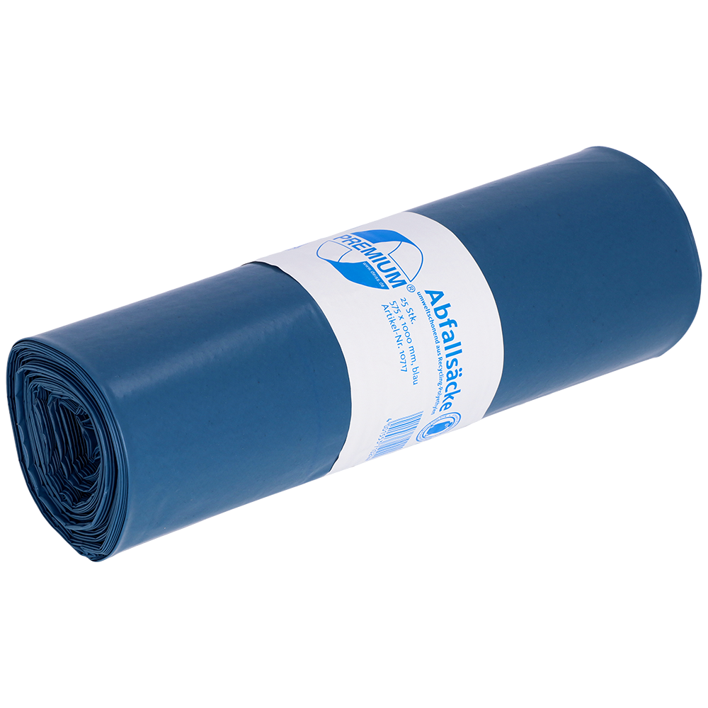 DEISS Müllsäcke 575x1000x0,07 mm aus Recycling-LDPE 70 l