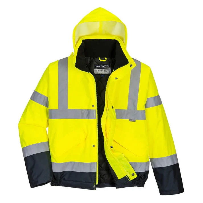 S266 - Warnschutz Kontrast Winter Pilotjacke: Schutz und Sichtbarkeit-1