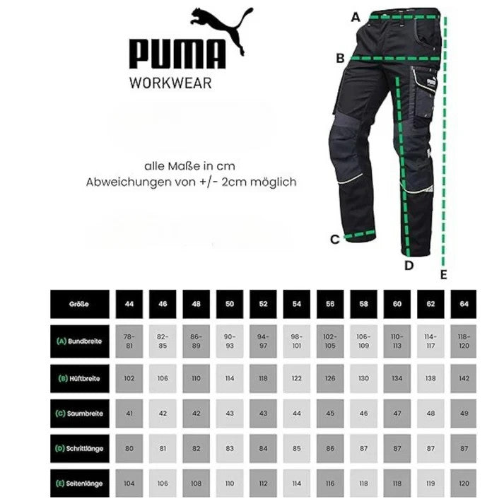 Puma Work Wear Bundhose: Die stilvolle Arbeitshose mit Stretchbund für Profis-zoom-
