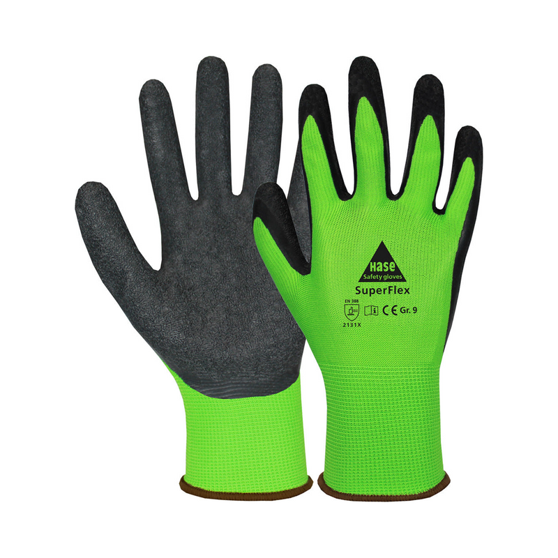 Superflex Arbeitshandschuhe Hase mit hohem Grip - 100 Paar / Karton-zoom-