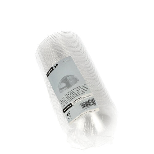 Starpak 50 Dom-Deckel "Hurricane", PET rund glasklar ohne Lochung Ø 9,5 cm - 4,5 cm-zoom-3