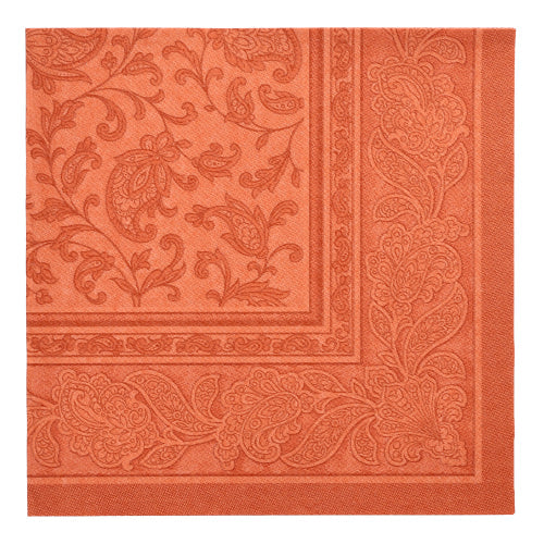 PAPSTAR 50 Servietten "ROYAL Collection" 1/4-Falz 40 x 40 cm terracotta