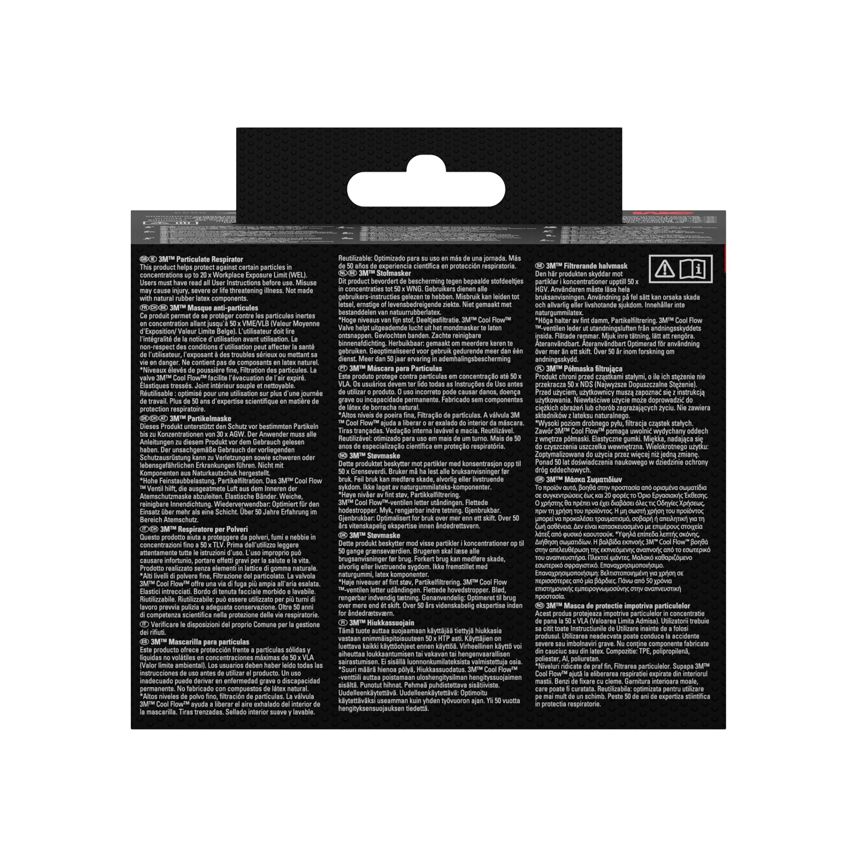 3M™ Cool Flow™ Partikelmaske 8822, FFP2, mit Ventil-zoom-10