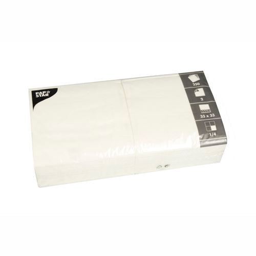 PAPSTAR 250 Servietten, 2-lagig 33 x 33 cm 1/8-Falz-zoom-