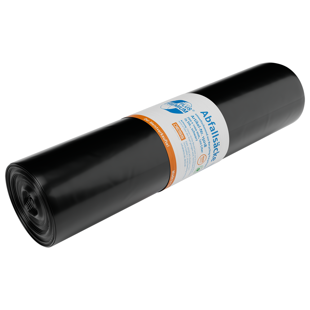 DEISS 15018 - 700x1100 mm schwarz Der Meistverkaufte! | Rolle (25 Stück)-zoom-1