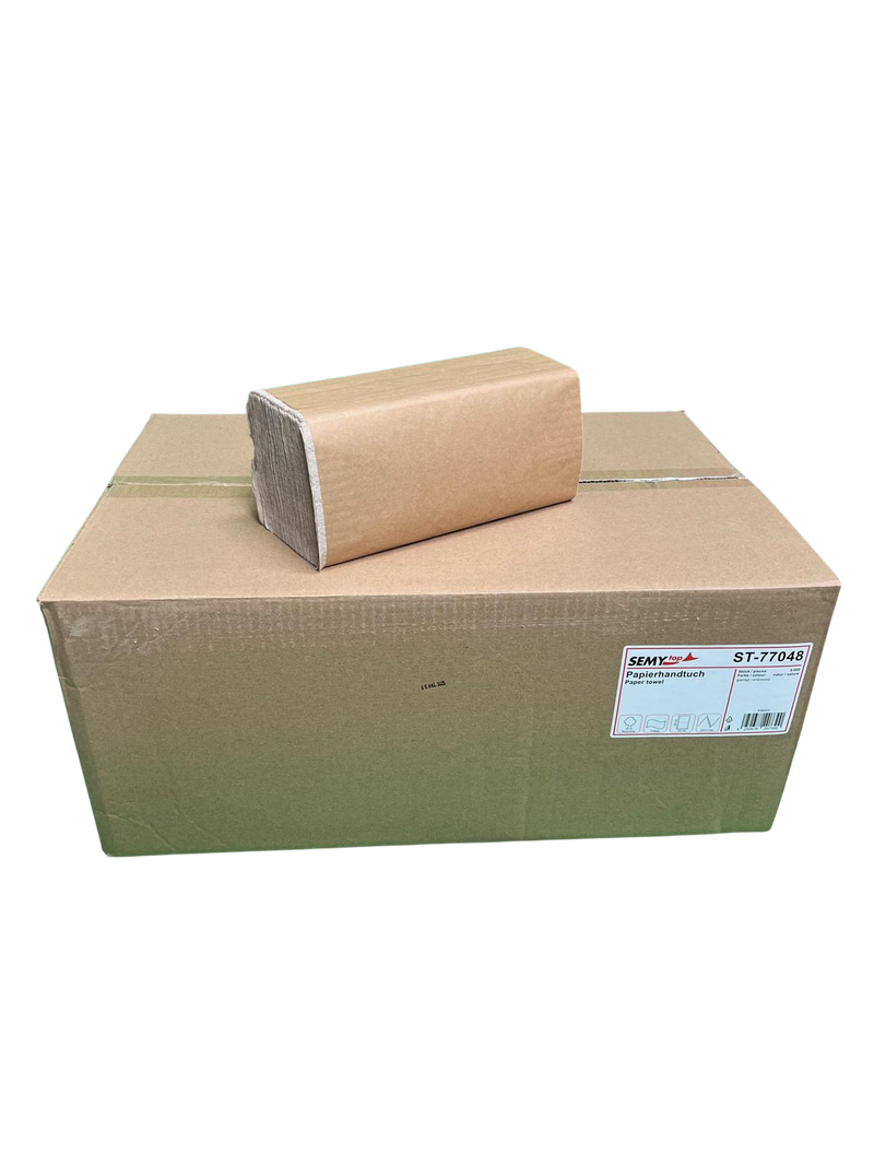 Falthandtücher, ca 25 x 23 cm, 1-lg., 5000 Stück natur eco-zoom-