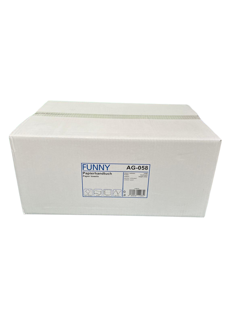 Falthandtücher #weiss#, 25 x 21 cm, 2-lagig-zoom-