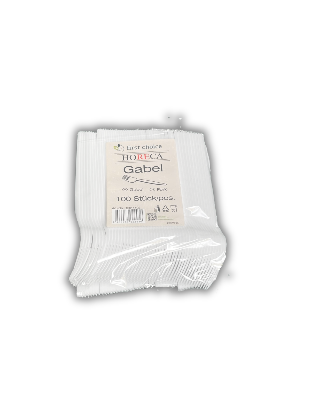 Plastikgabel 18 cm 2.000 Stück-zoom-1
