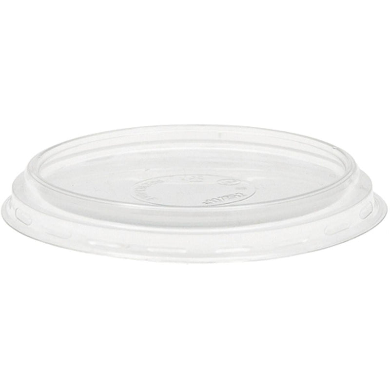 Flacher Deckel geschlossen für 153397/153398 - Transparent APET | Packung (50 Stück)-zoom-