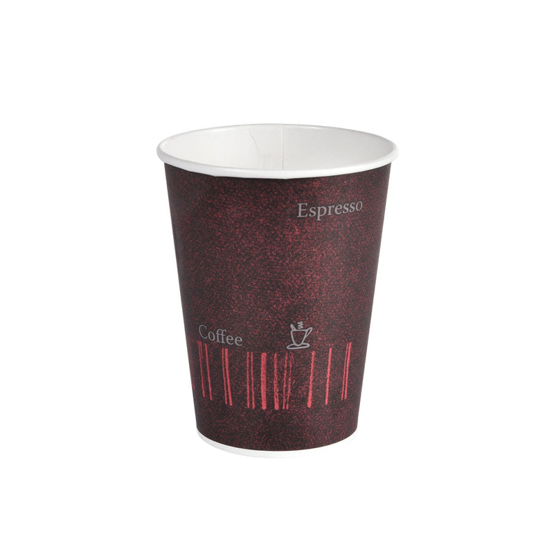 Becher Coffee Quick Bedruckt PAP/PE | Packung (50 Stück) Becher "COFFEE QUICK"-zoom-