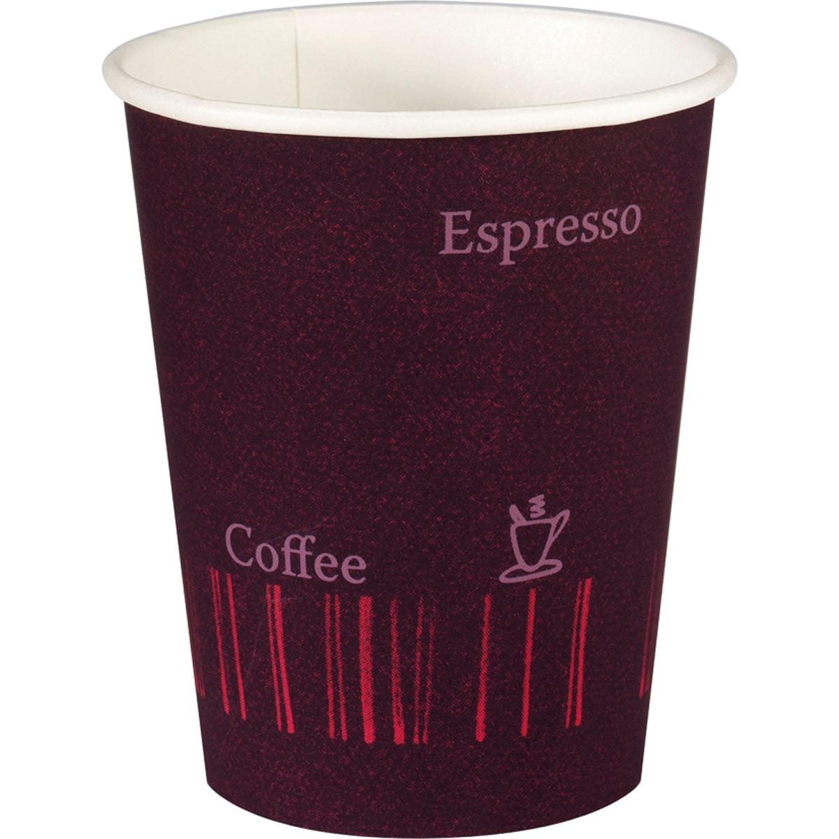 Becher Coffee Quick Bedruckt PAP/PE | Packung (50 Stück) Becher "COFFEE QUICK"-4