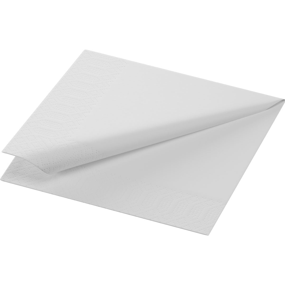 Zellt.-Servietten 24x24 cm, 2-lagig, weiß - 300 Stück Packung | Packung (300 Servietten)-1