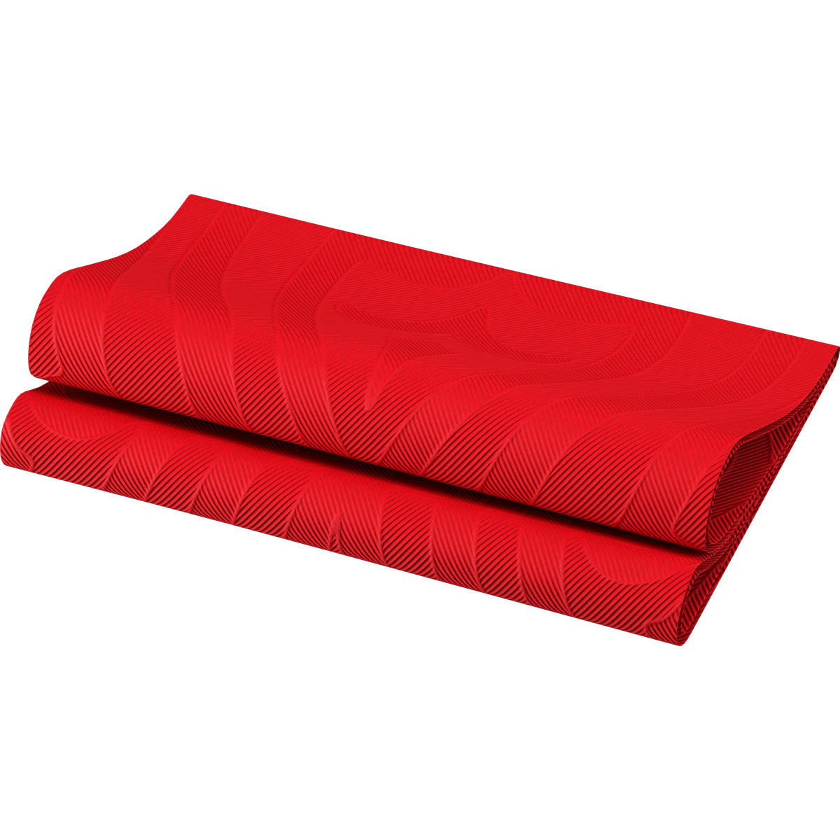 Elegance Servietten 40x40 cm, rot mit Lily-Muster - Hochwertig und stilvoll | Packung (40 Servietten)-zoom-1
