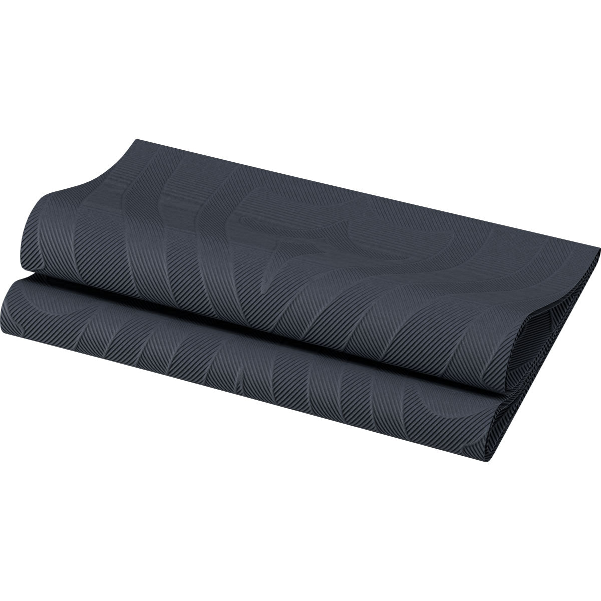 Elegance Servietten 40x40 cm, schwarz mit Lily-Muster - Hochwertig | Packung (40 Servietten)-1