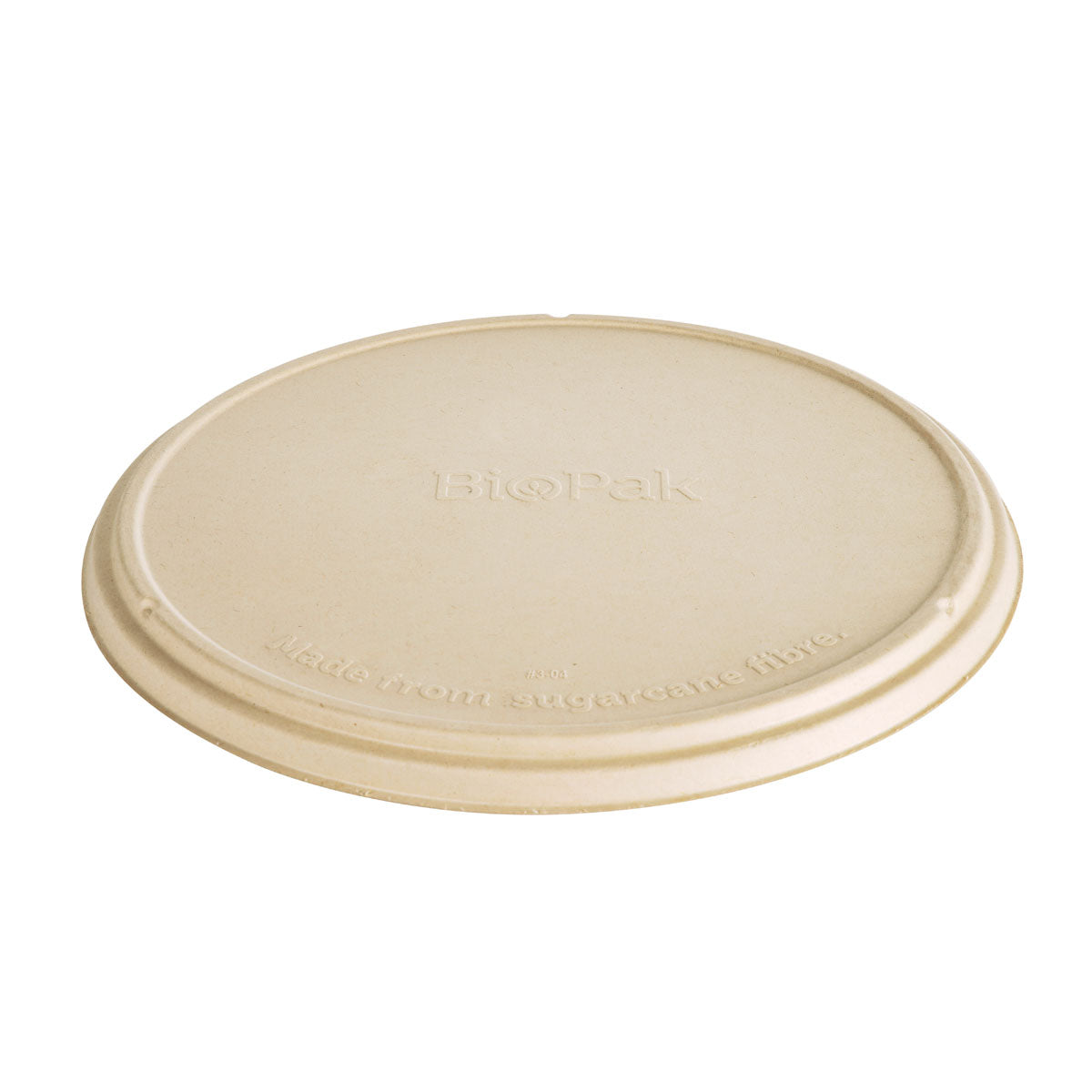 Bagasse Deckel für Pizzabox  Braun Bagasse 363x363x19 | Packung (55 Stück)-1