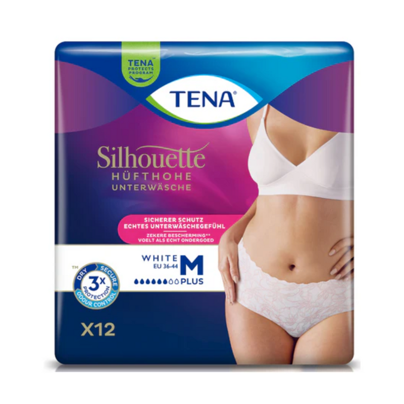 TENA Silhouette Plus White Inkontinenzpants-zoom-