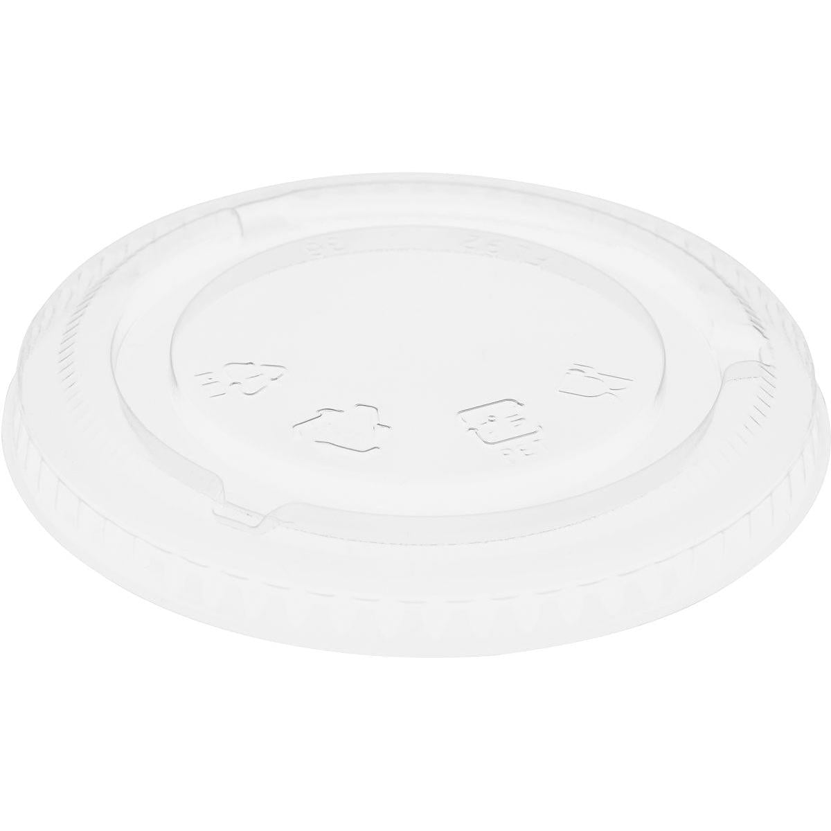 Flacher Deckel geschlossen für 188001-2, rPET  Transparent rPET | Packung (60 Stück)-1