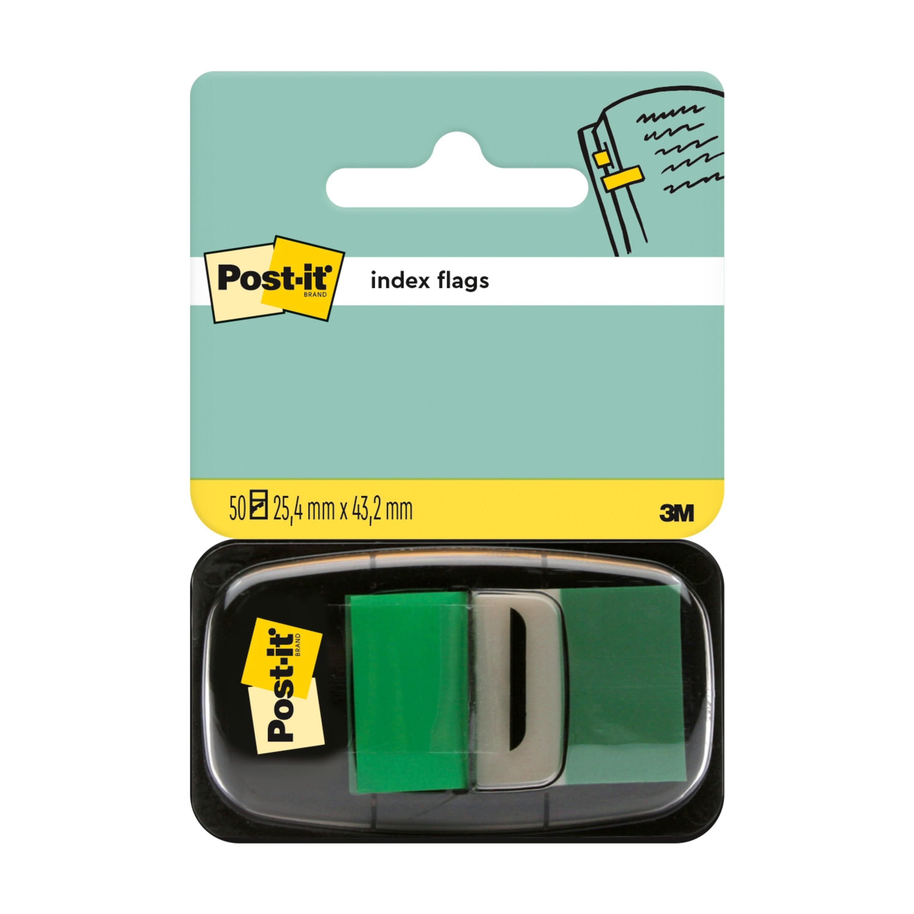 Post-it® Index Haftstreifen, Standard, 25,4 mm x 43,2 mm, 50 Haftstreifen/Spender-zoom-4