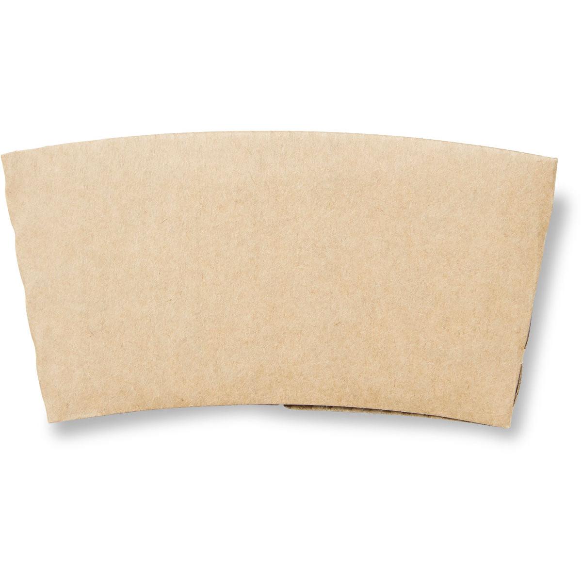 Becher-Manschetten 24 cl  Braun Karton | Packung (25 Stück)