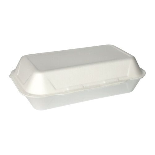 Starpak 100 Allzweckboxen mit Klappdeckel, XPS 1800 ml 7,5 cm x 24 cm x 13,3 cm weiss | Schrumpffolie (100 Stück)-zoom-4