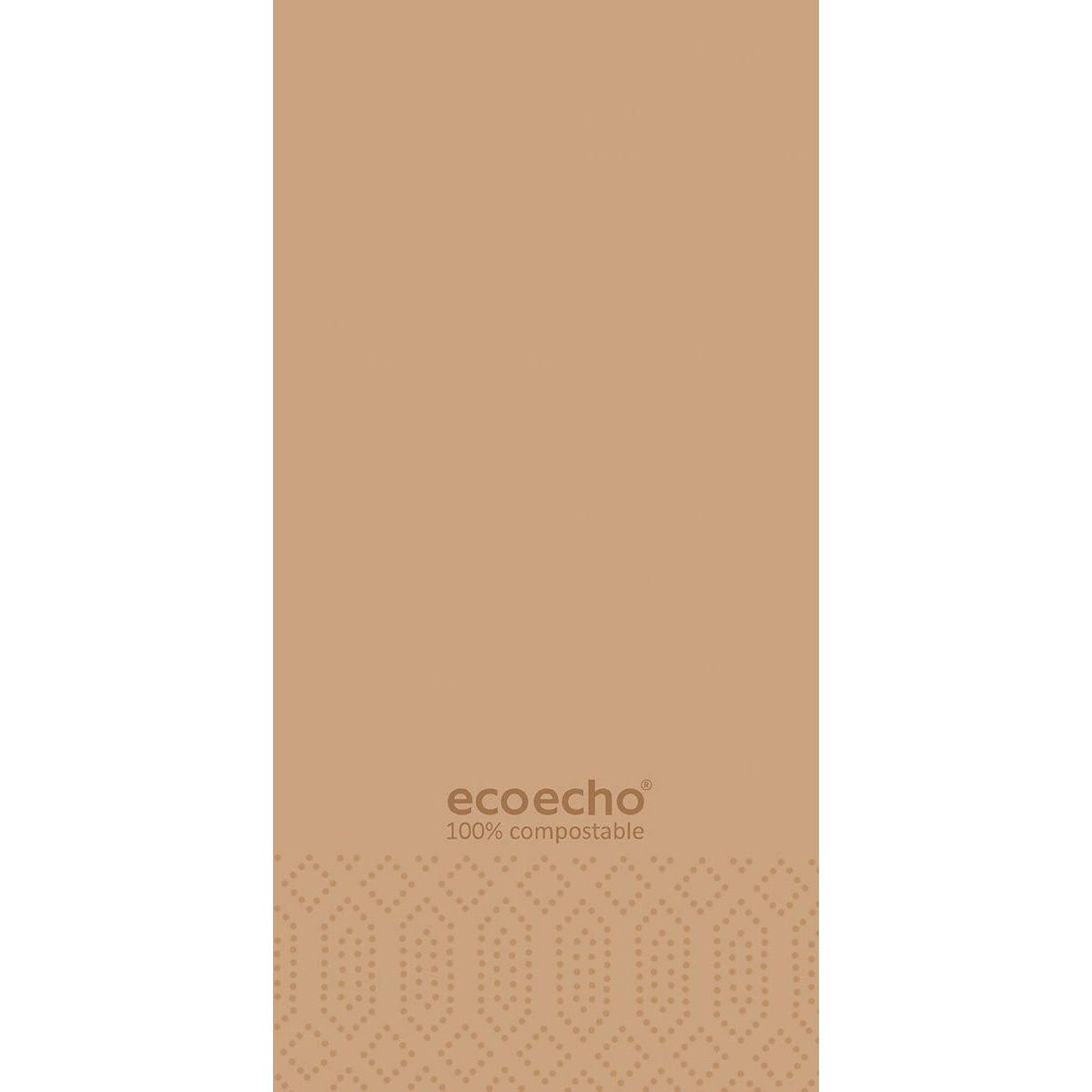 Zelltuchservietten 40 x 40 cm 3-lagig 1/8 Buchfalz EcoEcho | Packung (250 Stück)