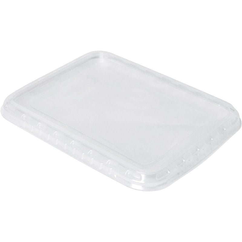 Deckel für PP-Menüschale Caterline  Transparent APET 240x190x20  | Packung (126 Stück)-zoom-