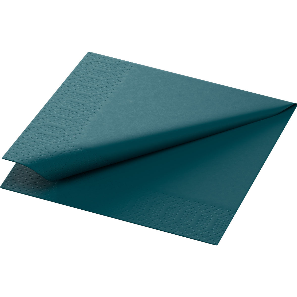 Zellt.-Servietten 24x24 cm, 3-lagig, ocean teal | Packung (250 Servietten)-1