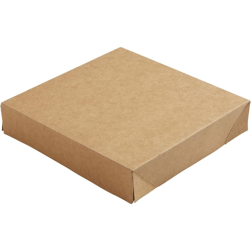 Viking Block Deckel  Braun Karton/PE 140x140x29 | Packung (300 Stück)-zoom-