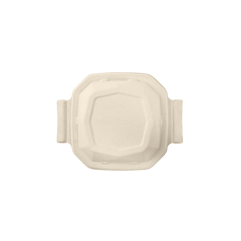 Bagasse Deckel für 188141, 195970  Braun Bagasse 244x192x32 | Packung (50 Stück)-zoom-