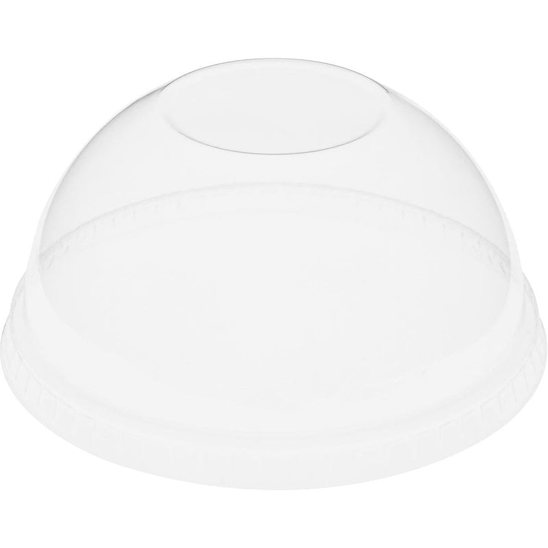 Kuppeldeckel ohne Öffnung für 188004-6, rPET  Transparent rPET | Packung (50 Stück)-zoom-