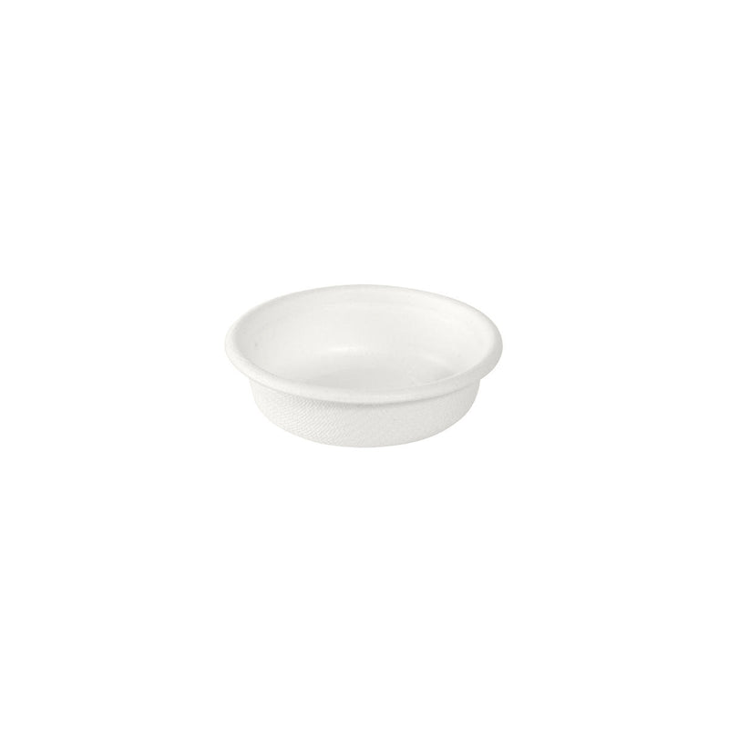 Dressingbecher 30 ml, Bagasse  Weiß Bagasse  65x65x18 | Packung (150 Stück)-zoom-