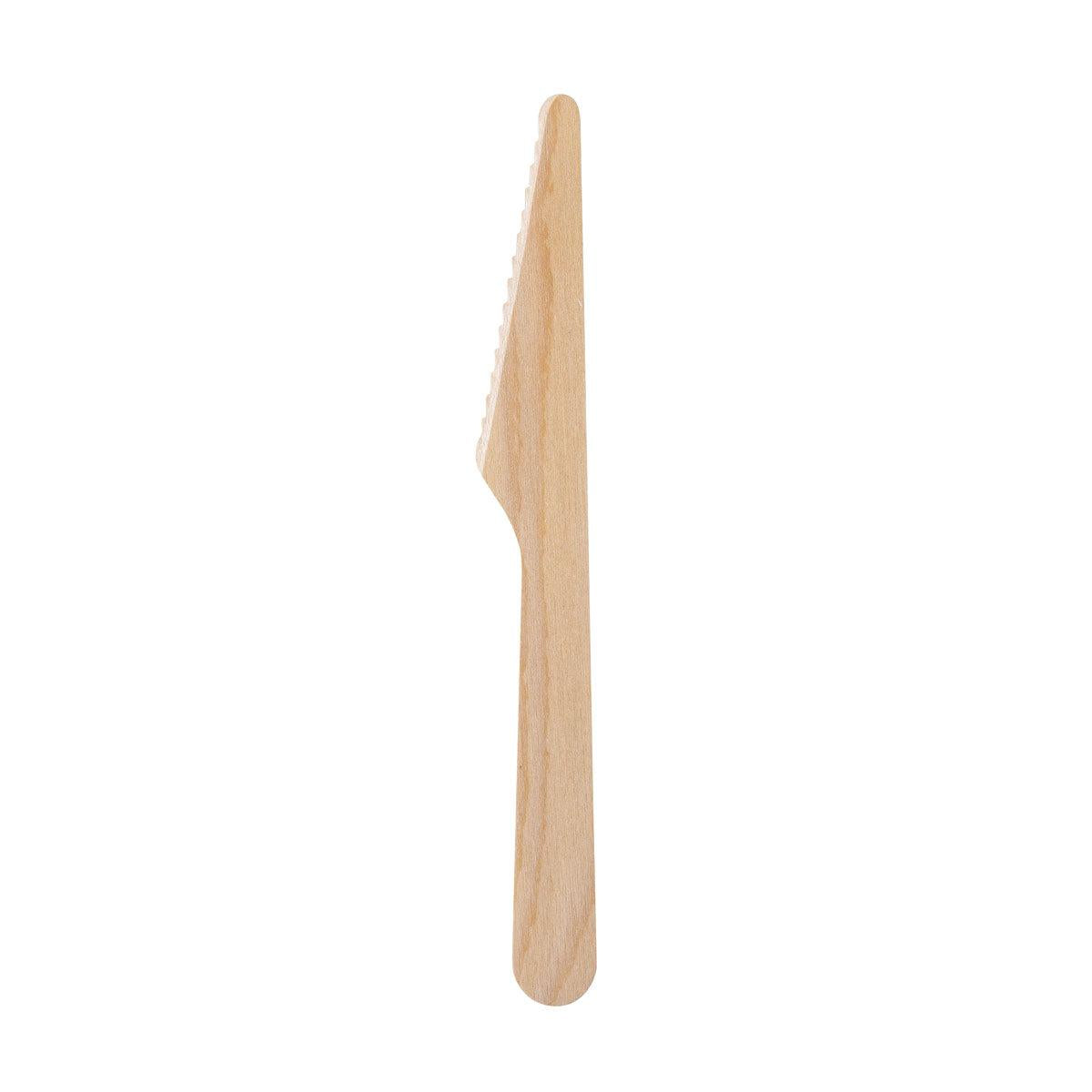 Messer Silva 185 mm, Holz gewachst  Natural gewachst 185 | Packung (100 Stück)