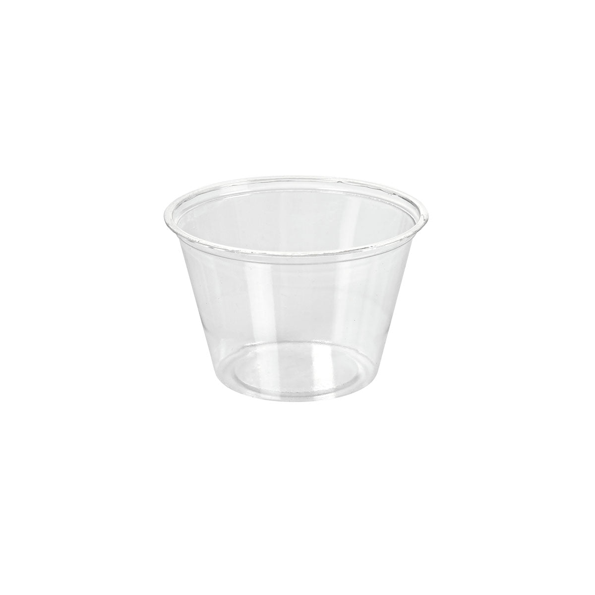 Dressingbecher 120 ml, rPET  Transparent rPET  74x74x47 | Packung (200 Stück)-1
