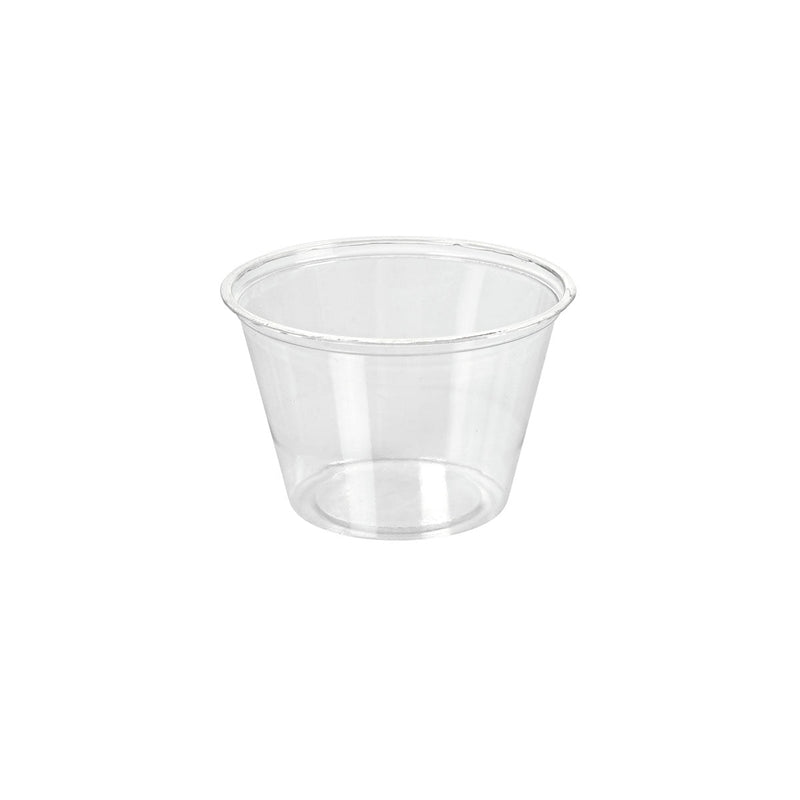 Dressingbecher 120 ml, rPET  Transparent rPET  74x74x47 | Packung (200 Stück)-zoom-