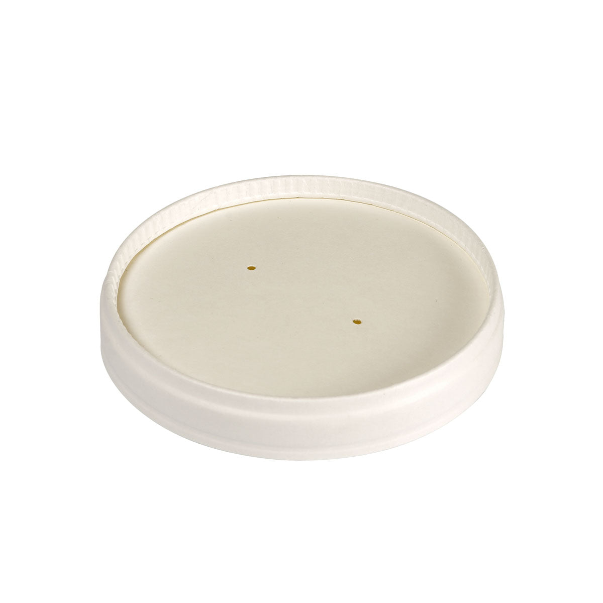 Deckel Karton Ronda SHORT Karton/PLA Weiß 240/360 ml  Weiß Karton FSC/PLA 90x90x16 | Packung (25 Stück)-zoom-1