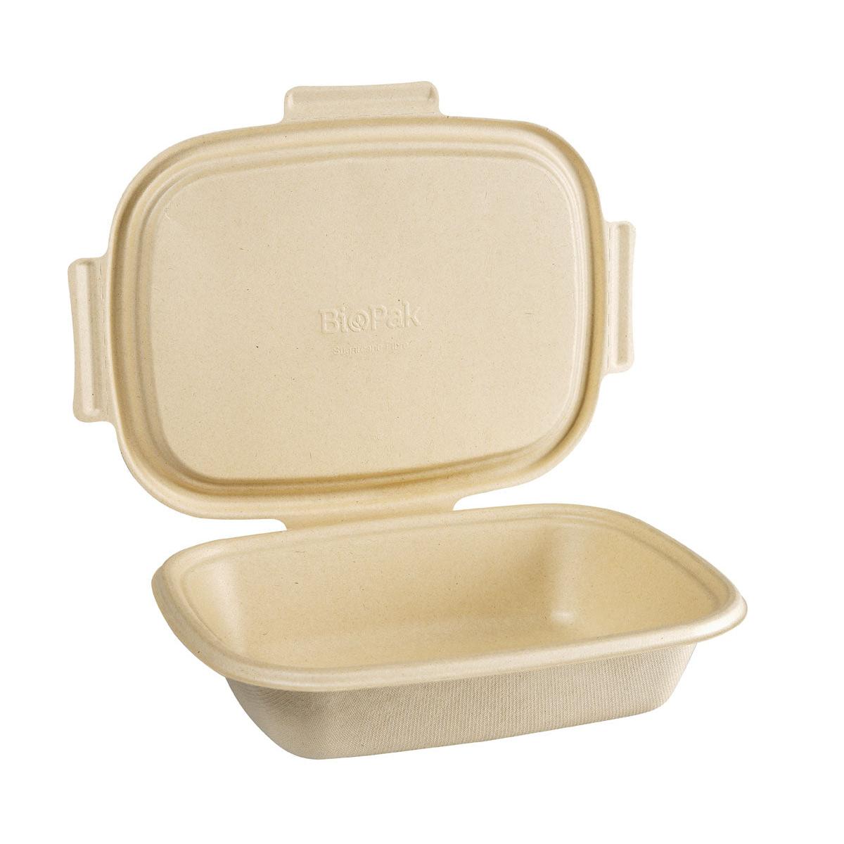 Bagasse Box Shield 1200 ml  Braun Bagasse 426x304x57 | Packung (50 Stück)-1