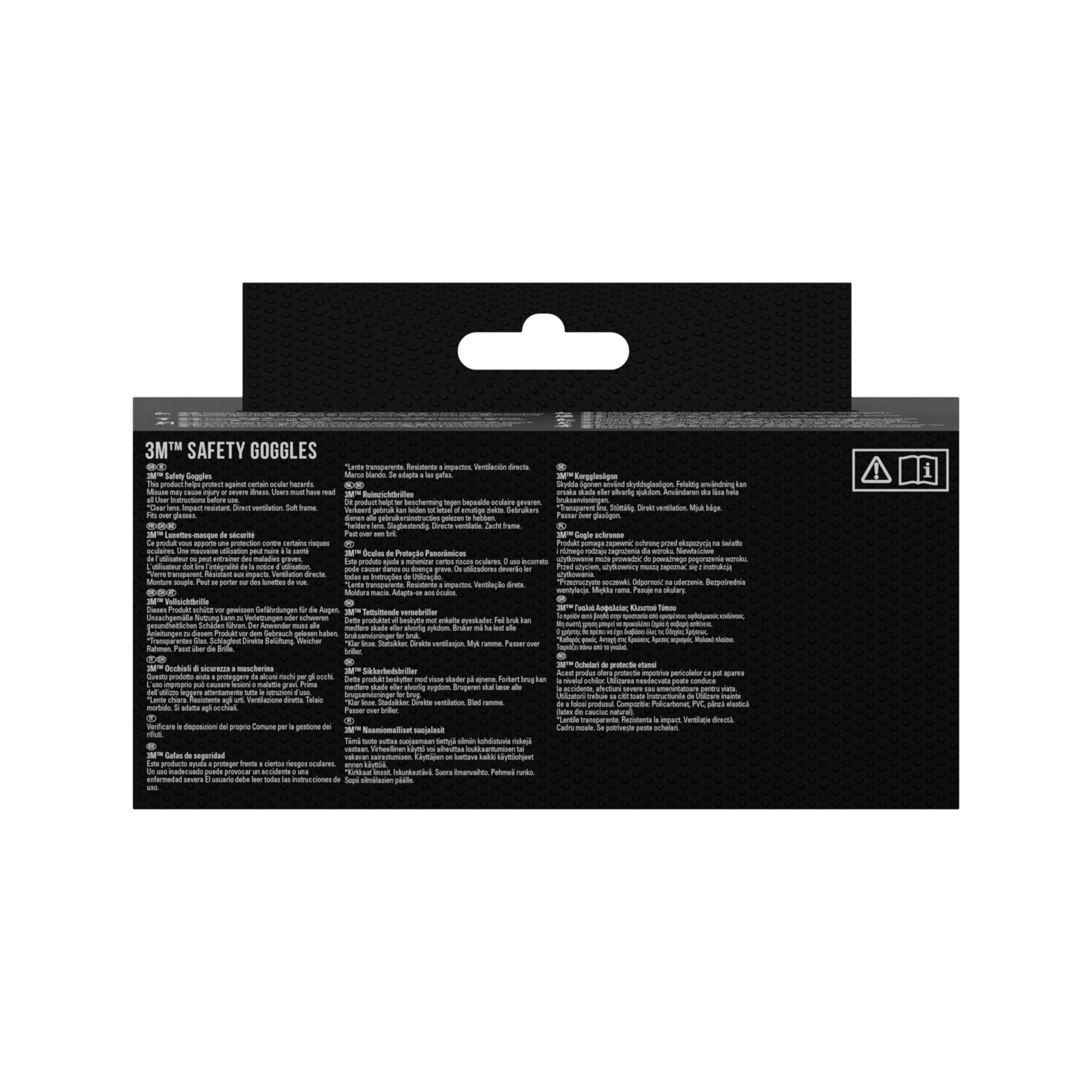 3M™ Classic Schutzbrille 4700, direkt belüftet, Klarsichtscheibe | Packung (1 Stück)-4